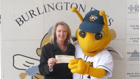 burlington bees donation 2012