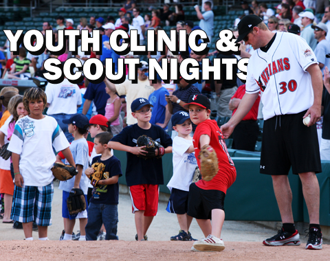 Scout Campouts and the annual Youth Baseball Clinic give kids an exclusive on-field experience. 